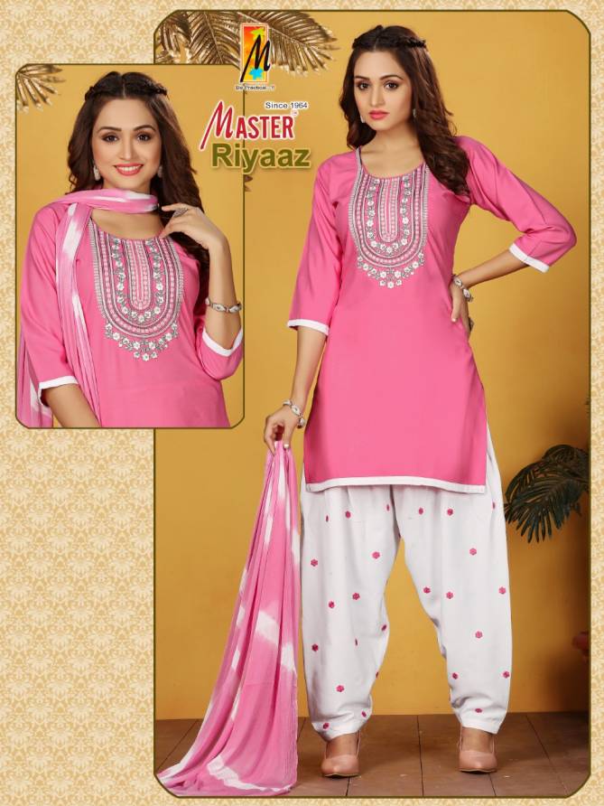 Master Riyaaz Wholesale Readymade Salwar Suits Catalog